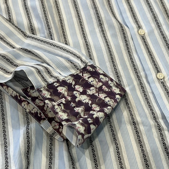 Robert Graham Size 41 / 16 Special Edition Pattern Cuff Retro Vintage Shirt - Picture 2 of 8